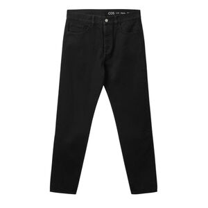 Men's COS Black Regular Mid Rise Tapered Leg Jeans Waist 31